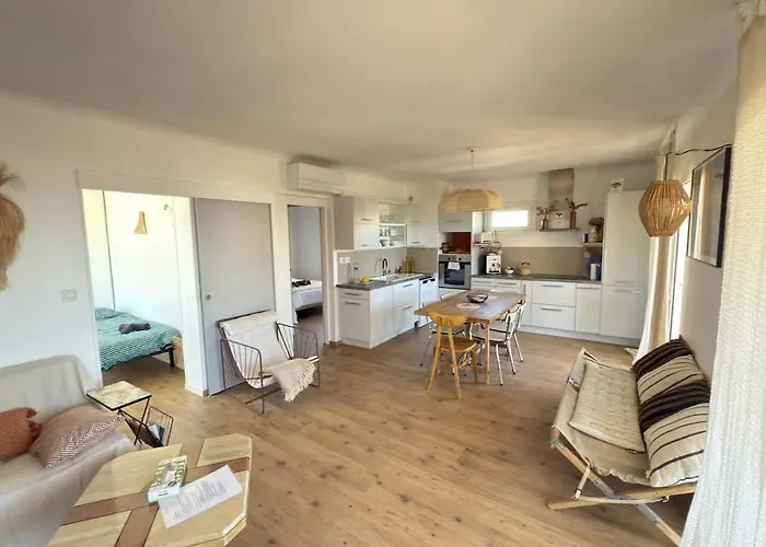Valras-loc - Maison Bord De 2 Terrasses Apartamento